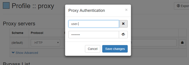 Omega Proxy - SwitchyOmega extension